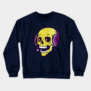 podcast skulls Crewneck Sweatshirt